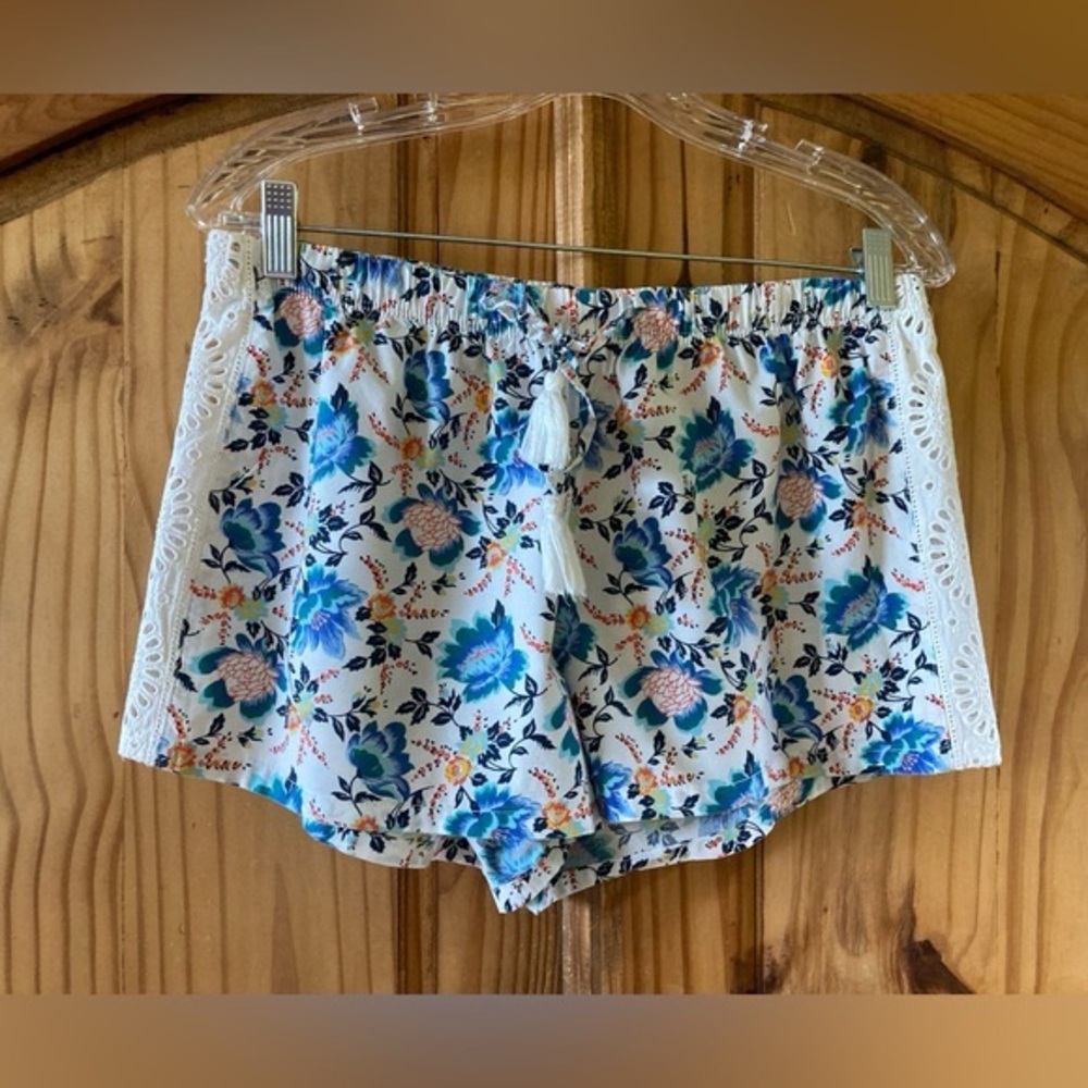 GAP Floral Print Shorts with Drawstring - Size Small